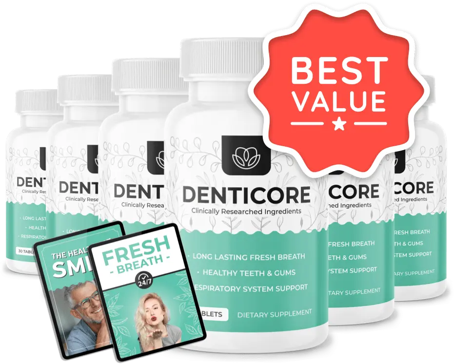 DentiCore bottle with bonus